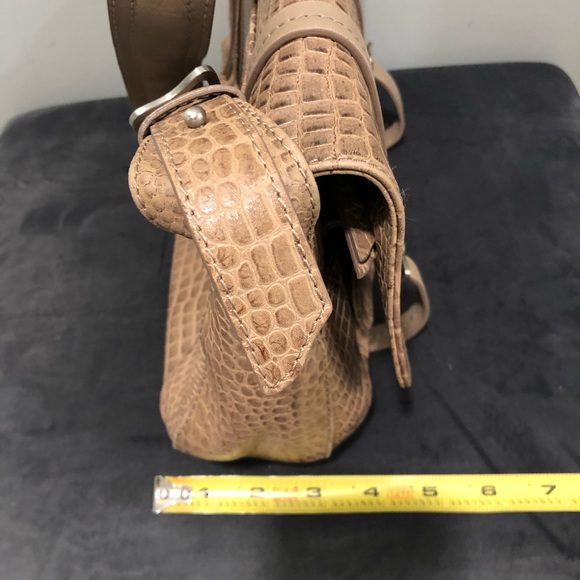 Radley London Croc embossed leather shoulder bag - Picture 9 of 10